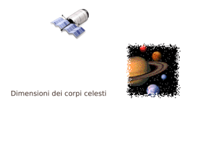 Dimensioni dei corpi celesti - Digilander