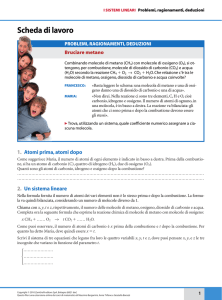 Bruciare metano - Zanichelli online per la scuola