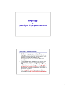 INFO_Linguaggi di programmazione