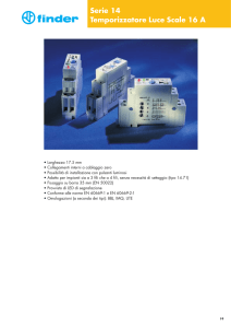 Serie 14 Temporizzatore Luce Scale 16 A