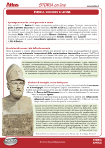 PERICLE, SIGNORE DI ATENE