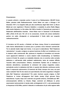 La Radioastronomia di Giovanni Lorusso