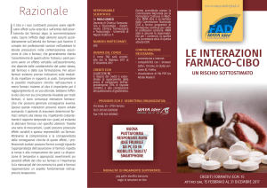 Brochure Farmaco cibo