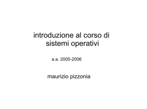 introduzione al corso di sistemi operativi