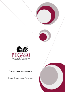la statistica economica prof . emanuele corleto