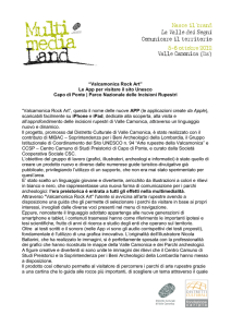 COMUNICATO STAMPA - Valle Camonica