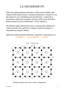 la giunzione pn - Ingegneria elettrica ed elettronica
