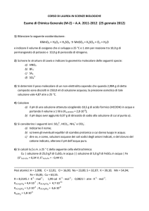 Esame di Chimica Generale (M