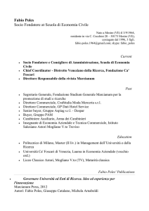 Fabio Poles Socio Fondatore at Scuola di Economia Civile