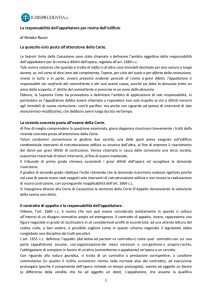 La responsabilità dell`appaltatore per rovina dell`edificio di Renata