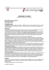 sindrome di Turner - analisipapagni.it