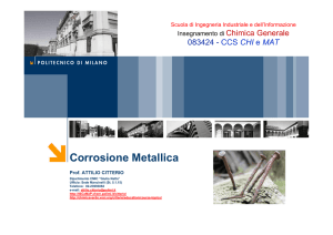 Corrosione Metallica