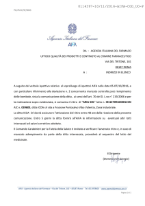 Aria Sol - Regione Lazio
