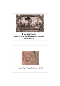 Evoluzione - Sezione di Fisica