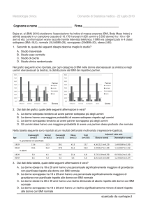 Prova di Statistica Medica del 22/07/2010