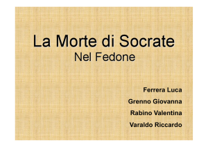 La morte di Socrate nel Fedone.