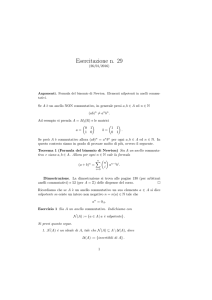 Esercitazione del 26/01