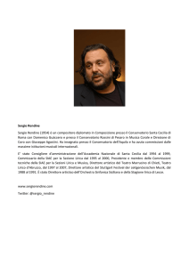 Sergio Rendine Sergio Rendine (1954) è un compositore diplomato