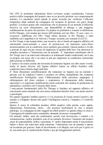 Pet Therapy - Fondazione Madre Cabrini > Home
