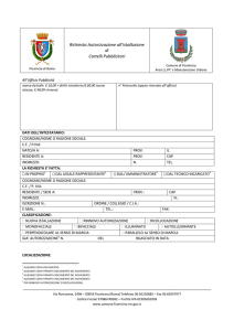 Richiesta Autorizzazione all`istallazione di Cartelli Pubblicitari