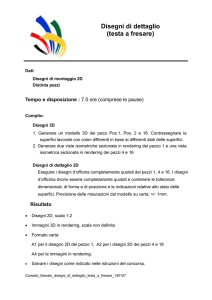 Disegni di dettaglio (testa a fresare)