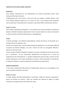 MIOSITI - Fondazione Malattie Miotoniche