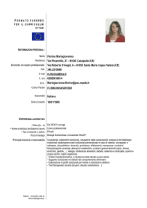 Nome Florino Mariagiovanna Residenza Via Peccerillo
