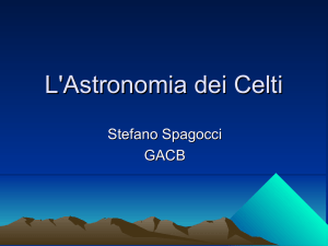 Incontro con l`Archeoastronomia: L`Astronomia Celtica