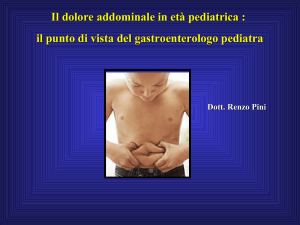 Il punto di vista del gastroenterologo pediatra