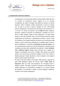 la depressione in medicina generale
