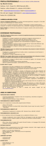 profilo professionale - Ing. Massimo Corazza