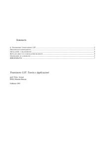 Transistore UJT teoria e applicazioni