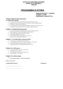 STORIA 1^ A AFM - IIS Vignarelli Sanluri