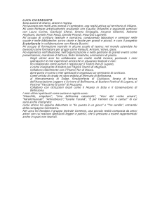 LUCA CHIEREGATO curriculum - Associazione Leggere e scrivere