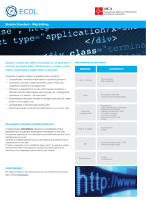 Web Editing ECDL