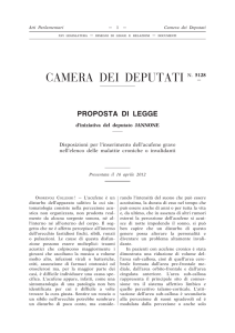 Progetto di legge della 16legislatura