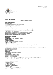D.Buzzati,Le mura di Anagoor - A. Manzoni, L`educazione di Gertrude