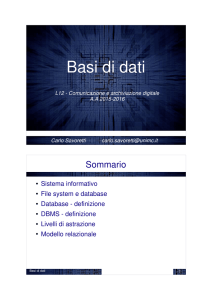Basi di dati