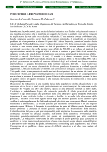 Podoconiosi a proposito di18 casi
