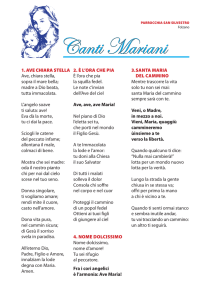 Canti Mariani - Parrocchia FOLZANO