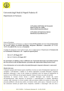 comunicazione  - Ordine dei Farmacisti di Avellino