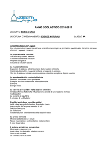 Scienze - Liceo scientifico Gobetti