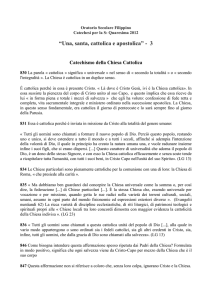 “Una, santa, cattolica e apostolica” - 3