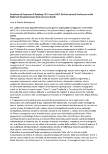 Relazione sul Congresso di Goteborg 29
