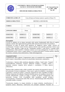 Biofisica(corso B) - Gravante - Università degli Studi di Palermo