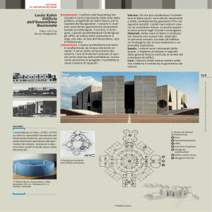 Louis Kahn Edificio dell`Assemblea Nazionale