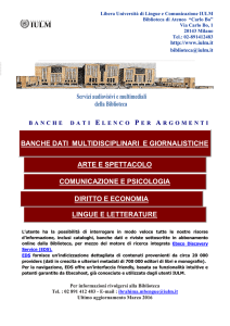 Accesso banche dati
