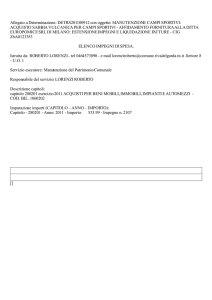 ACQUISTO SABBIA VULCANICA PER CAMPI SPORTIVI