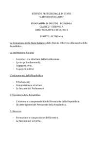 programma di diritto - economia classe 2