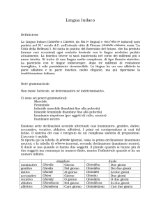 Lingua Indaco - Segreti di Pulcinella